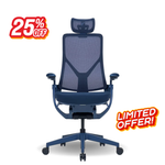 Load image into Gallery viewer, TT Aeroflex Ergochair - Navy Blue